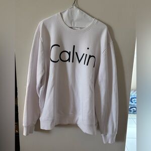 Calvi Klein men’s white sweatshirt